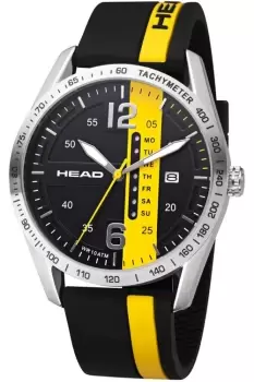 Image of Head Athens 44mm Black/Yellow Watch H800200