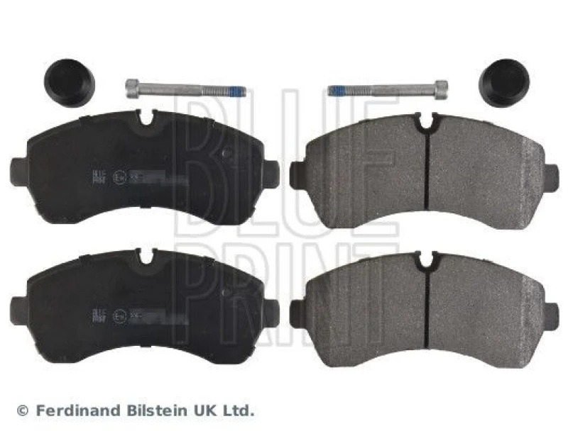 Image of Blue PRINT Brake pad set Blue PRINT ADU174211