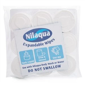 Image of Nilaqua Expandable Wipes 9 wipes