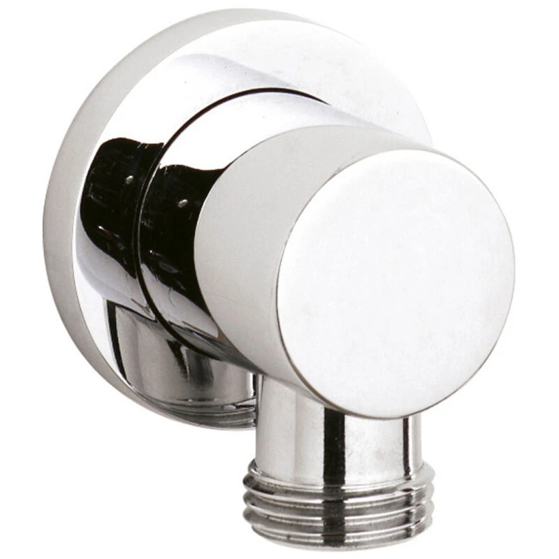 Image of NUIE Nuie - Chrome Minimalist Outlet Elbow - A3275 A3275