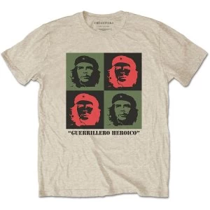 image of Che Guevara - Blocks Unisex Large T-Shirt - Neutral