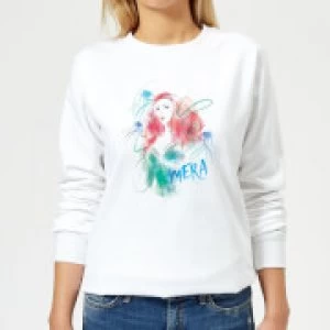 Image of Aquaman Mera Womens Sweatshirt - White