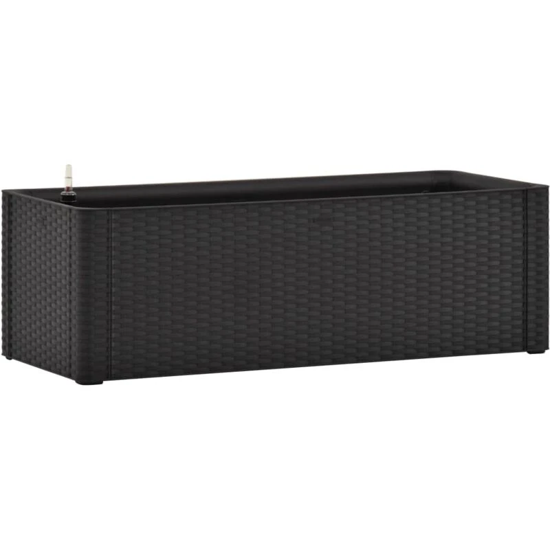 Image of VIDAXL Garden Raised Bed with Self Watering System Anthracite 100x43x33cm vidaXL 8720286193884
