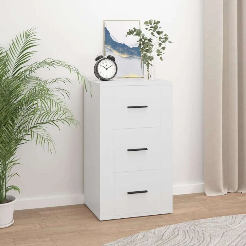Image of VIDAXL Sideboard White 40x33x70cm Engineered Wood Vidaxl 8720287223405