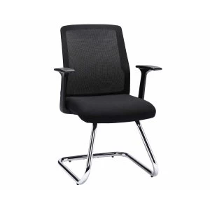 Image of TC Office Denali Mesh Visitor Chair, Black