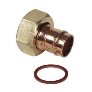 image of Solder Ring Connector Dia15mm Pack of 2