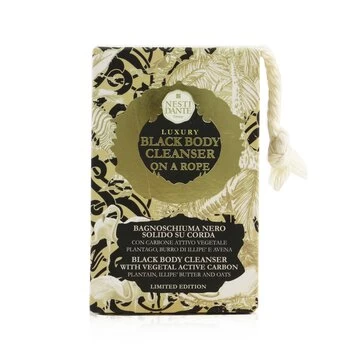 Image of Nesti DanteLuxury Body Cleanser On A Rope - Black Body Cleanser With Vegetal Active Carbon (Limited Edition) 150g/5.3oz