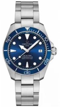 image of Certina DS ACTION Diver 38MM Powermatic 80 Stainless Watch