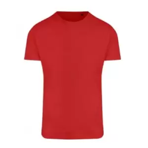 image of Ecologie Mens Ambaro Recycled Sports T-Shirt (L) (Fire Red)