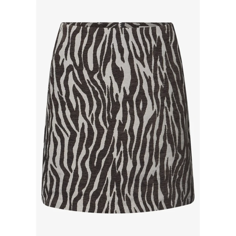 Image of Street One Womens mid-length patterned skirt Street One Marron Female 38
