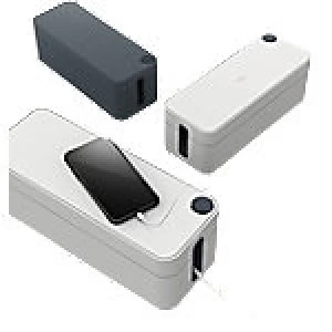 Image of Durable Cable Box Cavoline Box L Graphite