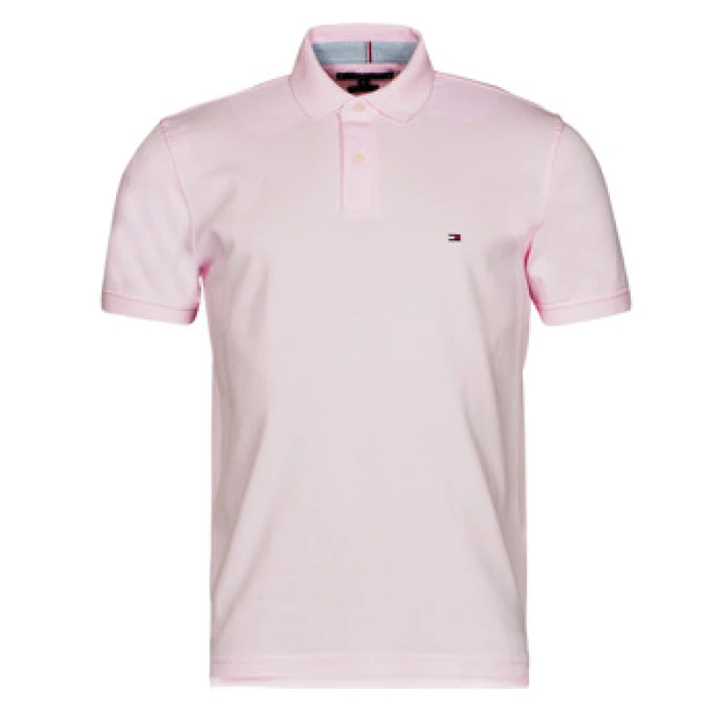 Image of Tommy Hilfiger Core 1985 Polo Shirt Short Sleeve Polos S Pink 54239684350