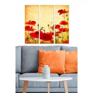 Image of MDF1061214 Multicolor Decorative MDF Painting (3 Pieces)