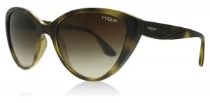 image of Vogue VO5105S Sunglasses Havana W65613 55mm