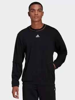 Image of adidas TRVL Lightweight Hoodie, Black Size M Men