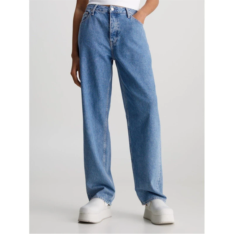 Image of Calvin Klein Jeans 90s Straight Jeans - Blue Blue 32 S