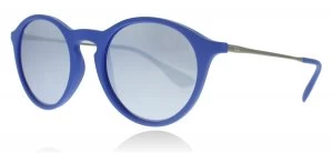 Image of Ray-Ban RB4243 Sunglasses Rubber Blue 62631U 49mm