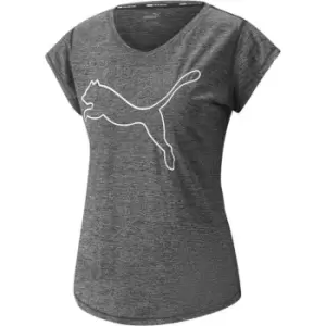 image of Puma Favorite Heather Cat Tee - Black