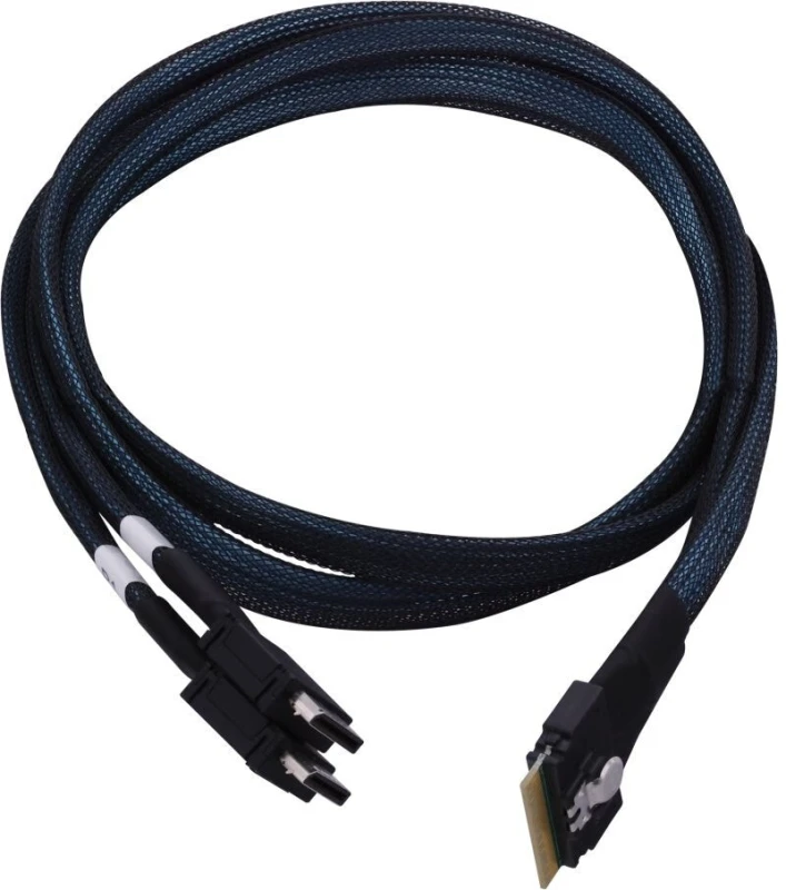 Image of MICROCHIP TECHNOLOGY Microchip Technology 2304800-R Serial Attached SCSI (SAS) cable 0.8 m Black 2304800-R