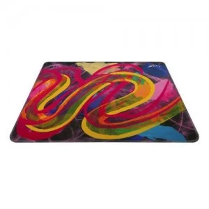 image of Xtrfy GP4 Large Surface Gaming Mouse Pad Street Pink Cloth Surface Non-slip Base Washable 460 x 400 x 4 mm