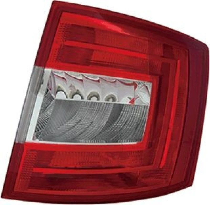 Image of VAN WEZEL 7624926 Rear light without bulb holder, Right Combination Rearlight (391)