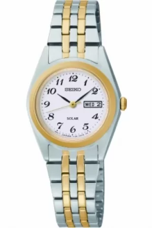 image of Ladies Seiko Solar Powered Watch SUT116P9