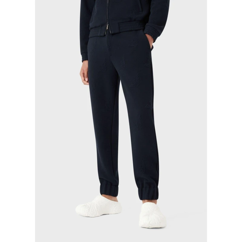 Image of Emporio Armani Trousers Straight Trousers 40R Blue 29268118390