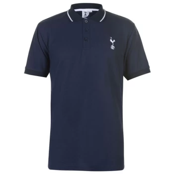 Image of Source Lab Tottenham Hotspur Polo Shirt Mens - Navy