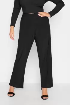 image of Pull On Wide Leg Trousers