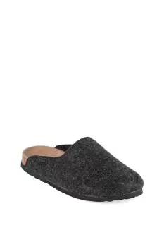 image of Felt Mule Slippers with Cork and EVA Sole