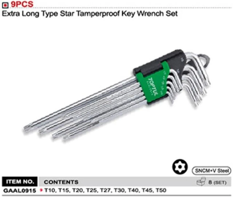 Image of TOPTUL Angled Screwdriver Set TOPTUL GAAL0915