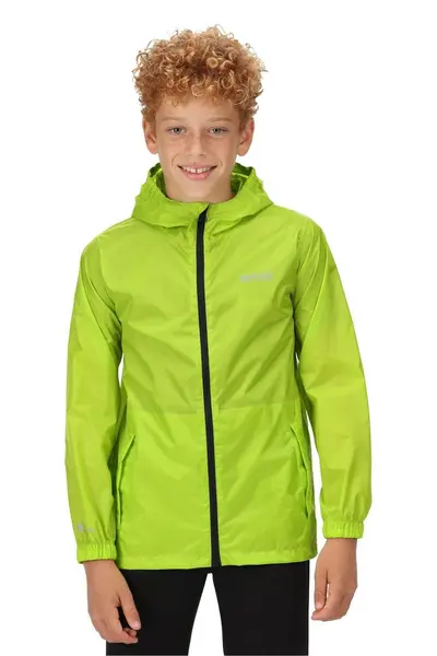 Image of Regatta 'Pack-It Jacket III' Isolite Waterproof Walking Jacket Lime