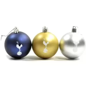 image of Spurs Three Pack Christmas Baubles