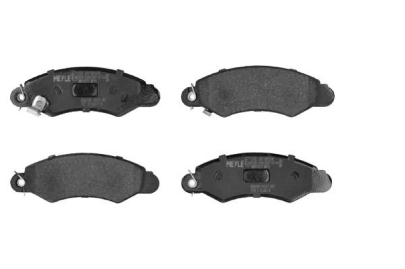 Image of MEYLE 025 232 9614/W Brake pad set Front Axle, with acoustic wear warning, Original Quality, with anti-squeak plate Brake Pad Set,disc brake (402)