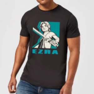 Image of Star Wars Rebels Ezra Mens T-Shirt - Black