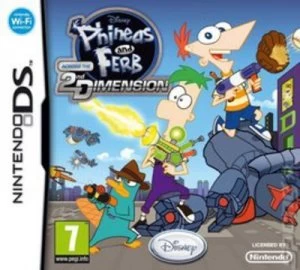 Image of Phineas and Ferb Across the 2nd Dimension Nintendo DS Game