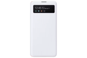 image of Samsung Galaxy A51 (5G) S View Wallet Cover in White (EF-EA516PWEGEU)