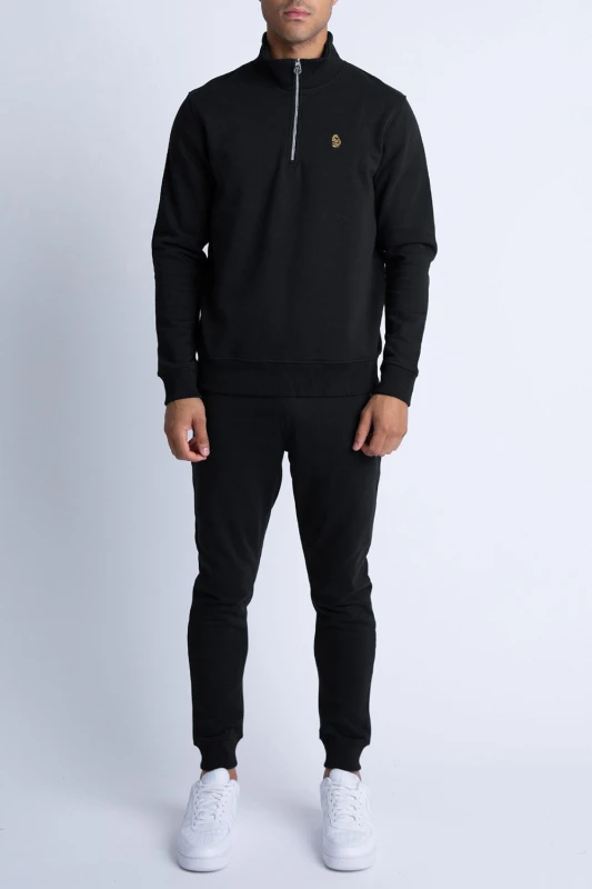 Image of Luke 1977 Luke 1977 Men Sydney Rome 1000 Tracksuit Set in Jet Black Size: large Jet Black L Male 5056386541458