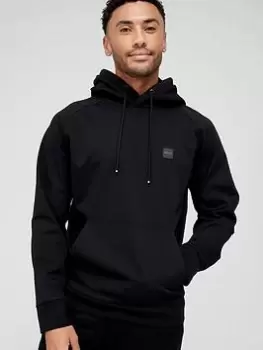 Image of BOSS Seeger Overhead Hoodie - Black, Size 2XL, Men