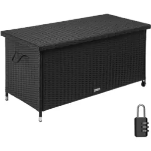 image of Tectake - Garden storage box Kiruna - Outdoor furniture cushion storage 120x55x61.5cm, 270l - outdoor storage box, bench garden storage, outside