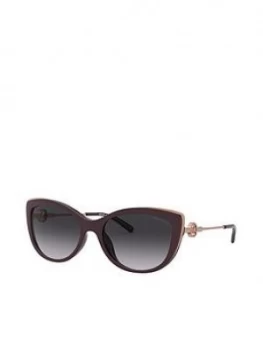 image of Michael Kors Cateye Sunglasses - Cordovan