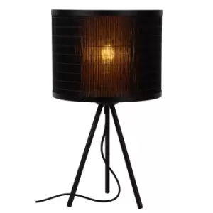 Image of Tagalog Scandinavian Table Lamp - Ø26cm - 1xE27 - Black