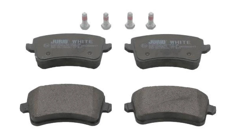 Image of JURID 573259JC Brake pad set not prepared for wear warning indicator, PREMIER Ceramic Brake Pad Set,disc brake (402)