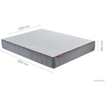 image of Paradise Mattress - Cool Gel Pocket Sprung Pressure Sensitive - 4ft Small Double 120cm - Sleepsoul