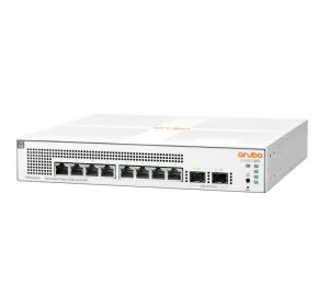 image of HPE Aruba Instant On 8G Class4 PoE 2SFP 124W Switch - Switch - 8 Ports