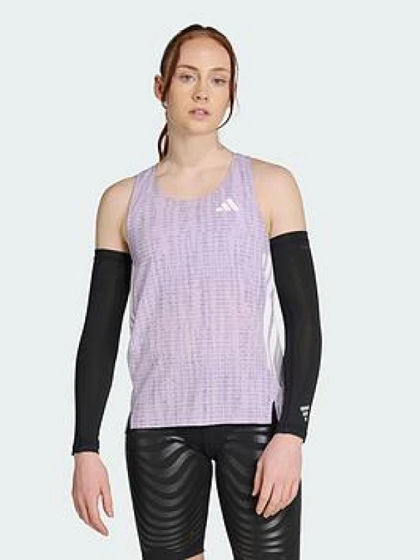 Image of Womens tank top adidas Adizero Violet Female 2XS