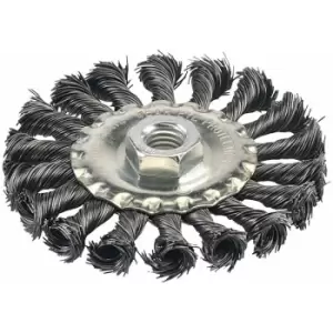 Image of Silverline - Steel Twist-Knot Wheel - 100mm