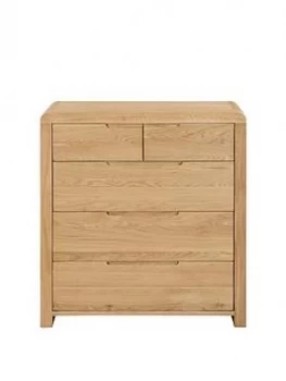 image of Julian Bowen Newman Curve 3 + 2 Drawer Chest