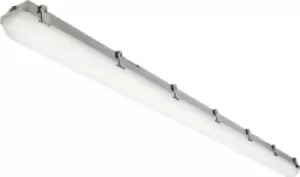 Image of KnightsBridge 230V IP65 IK08 6ft Selectable 30W/60W CCT Adjustable Microwave ST Emergency Non-Corrosive