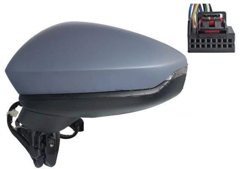 Image of ALKAR 6151776 Wing mirror Left, Electric, Aspherical, primed Outside Mirror (50)